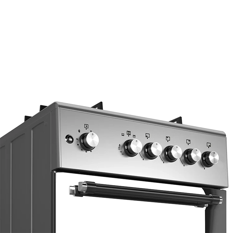 Maxi Gas Cooker 60x60 CM (3+1) Burners IGL Inox (TR)