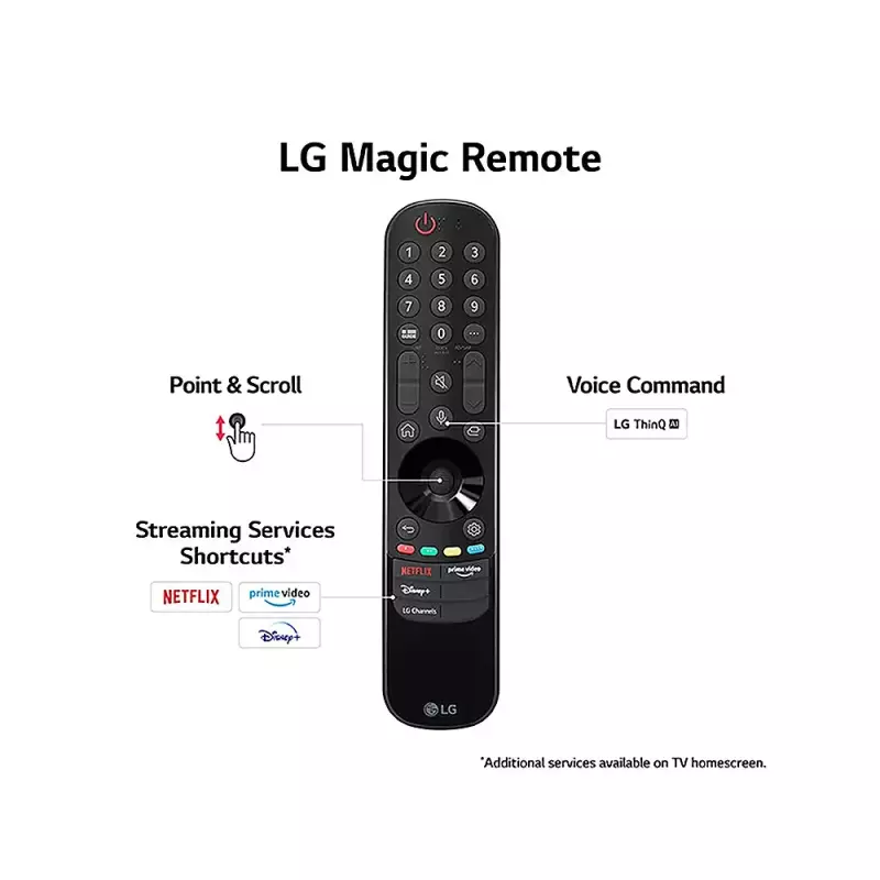 LG TV OLED 83 Inch C3 4K Smart TV AI ThinQ Magic Remote WebOS