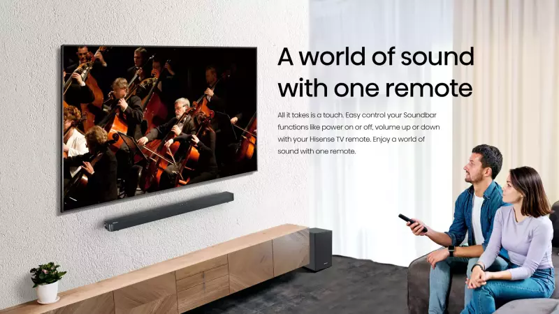 Hisense Soundbar with Subwoofer 120W 2.1CH (HS212)