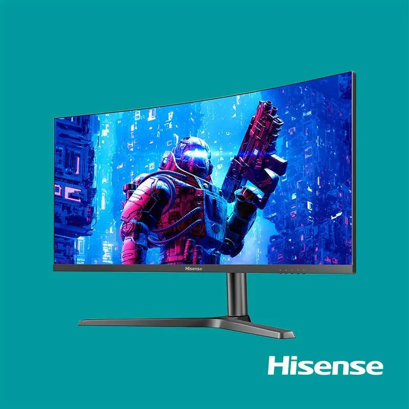Hisense Monitor 34 Inch G6H WQHD 3440*1440p 1500R 165Hz Curved Gaming Monitor