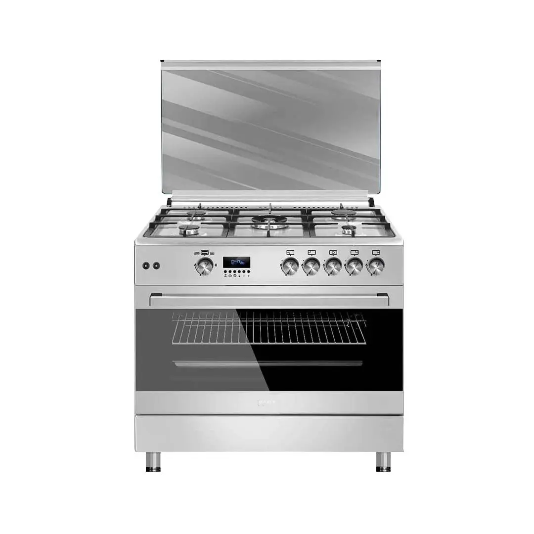 Maxi Gas Cooker 60x90 CM (5) Burners Shine Line Inox (FK962DSS) Maxi Gas Cooker 60x90 CM (5) Burners Shine Line Inox (FK962DSS)