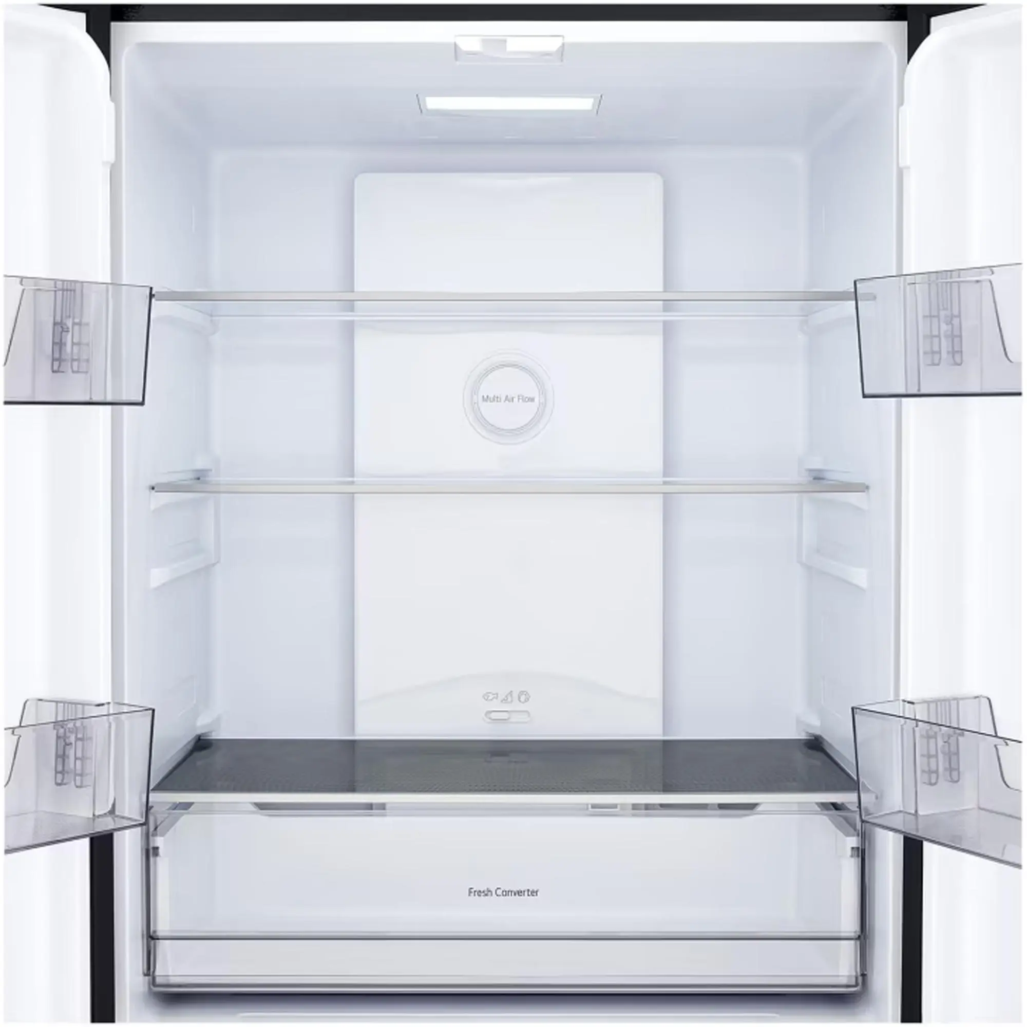 LG Cross Door Refrigerator 400L (GCFB41FPLAM) Black Glass LG Cross Door Refrigerator 400L (GCFB41FPLAM) Black Glass