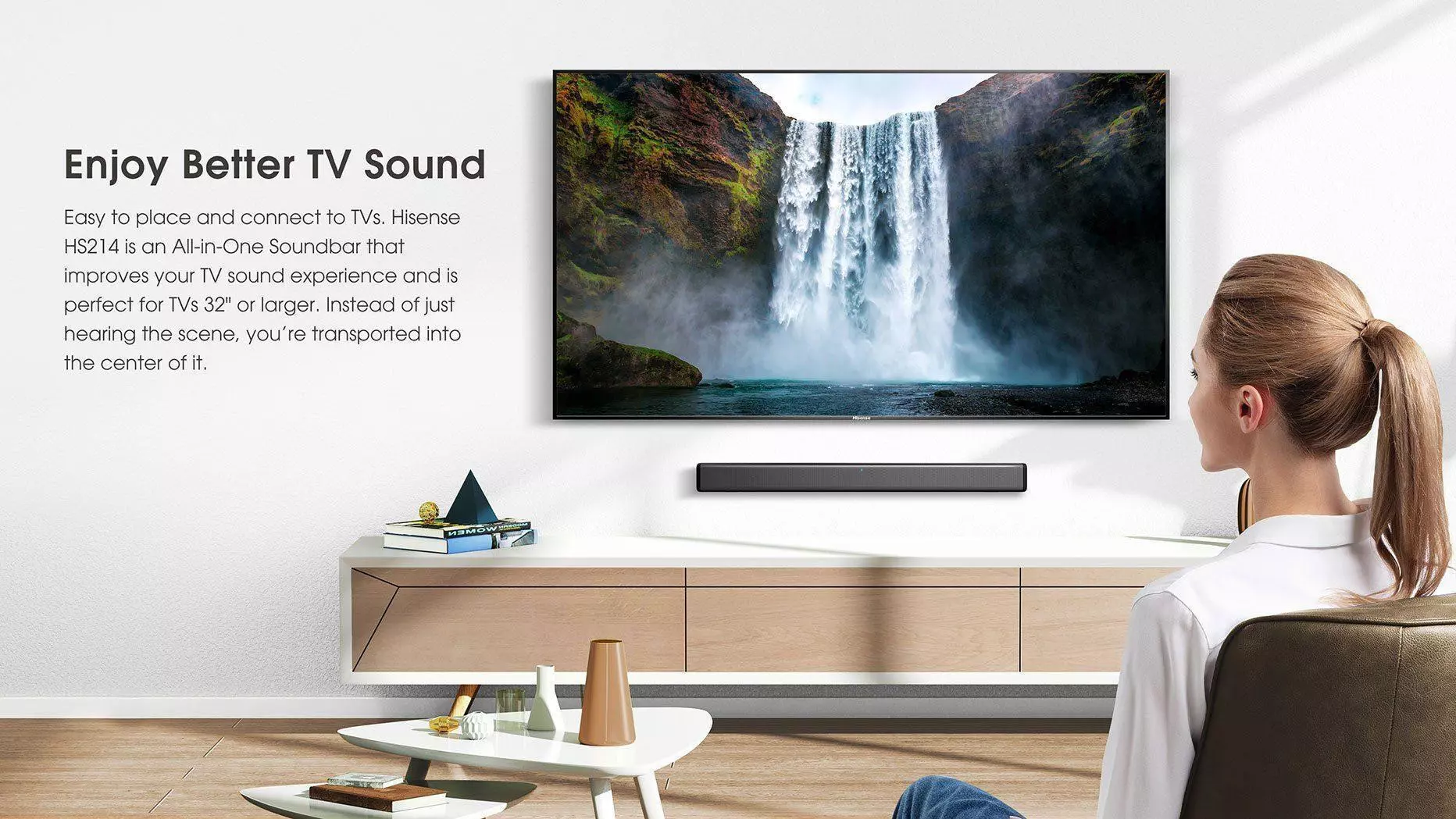Hisense Soundbar 80W 2.1CH (HS214) Hisense Soundbar 80W 2.1CH (HS214)