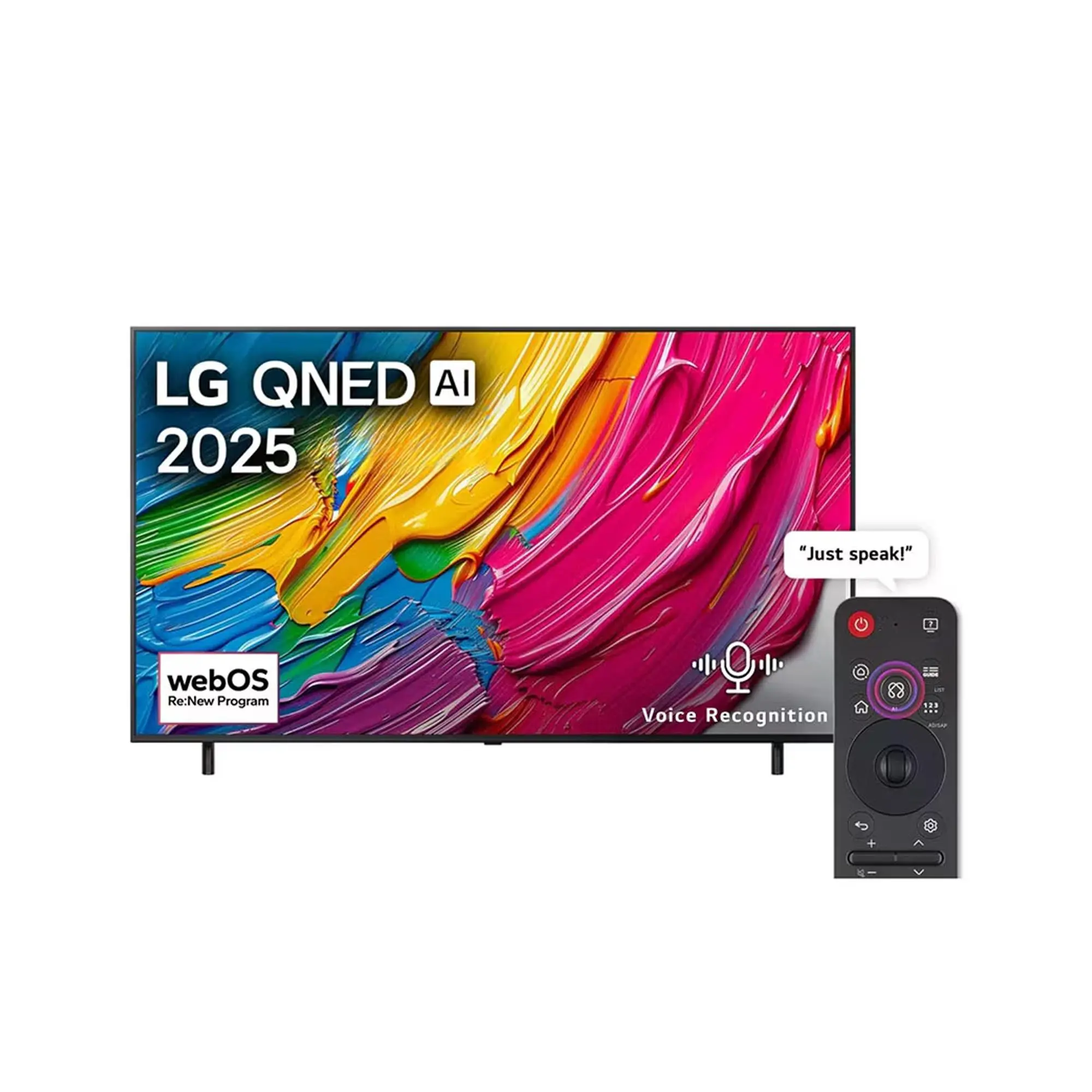 LG TV QNED 65 Inch QNED80A6A 4K Smart AI Magic Remote HDR10 webOS25