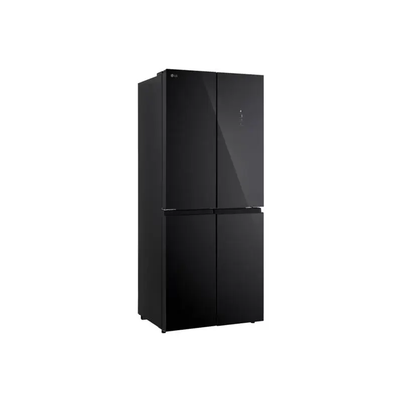 LG Cross Door Refrigerator 400L (GCFB41FPLAM) Black Glass