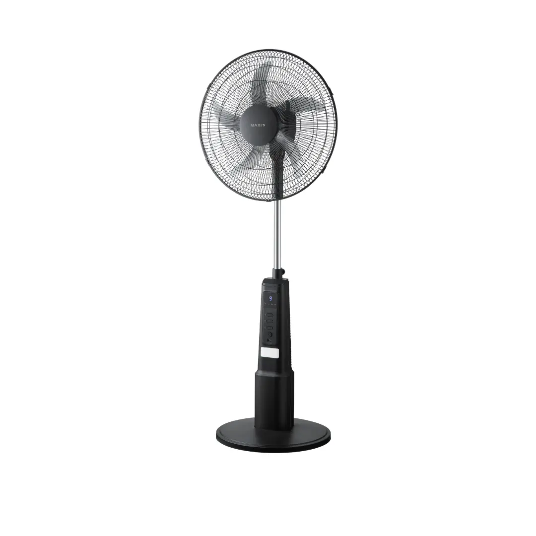 Maxi Standing Rechargeable Fan 18 inch Black