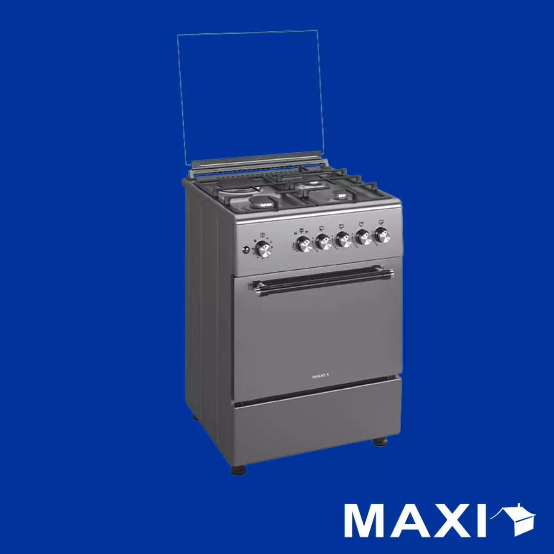 Maxi Gas Cooker 60x60 CM (3+1) Burners IGL Inox (TR) Maxi Gas Cooker 60x60 CM (3+1) Burners IGL Inox (TR)