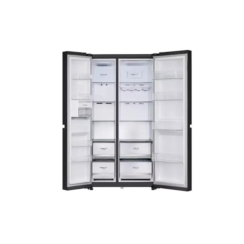 LG SxS Refrigerator 655L (GC-B257KGHW) Black Mirror