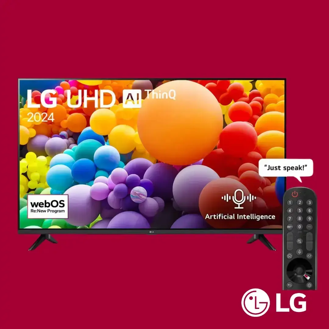 LG TV UHD 55 Inch UT73 4K Smart TV AI Magic remote HDR10 webOS24