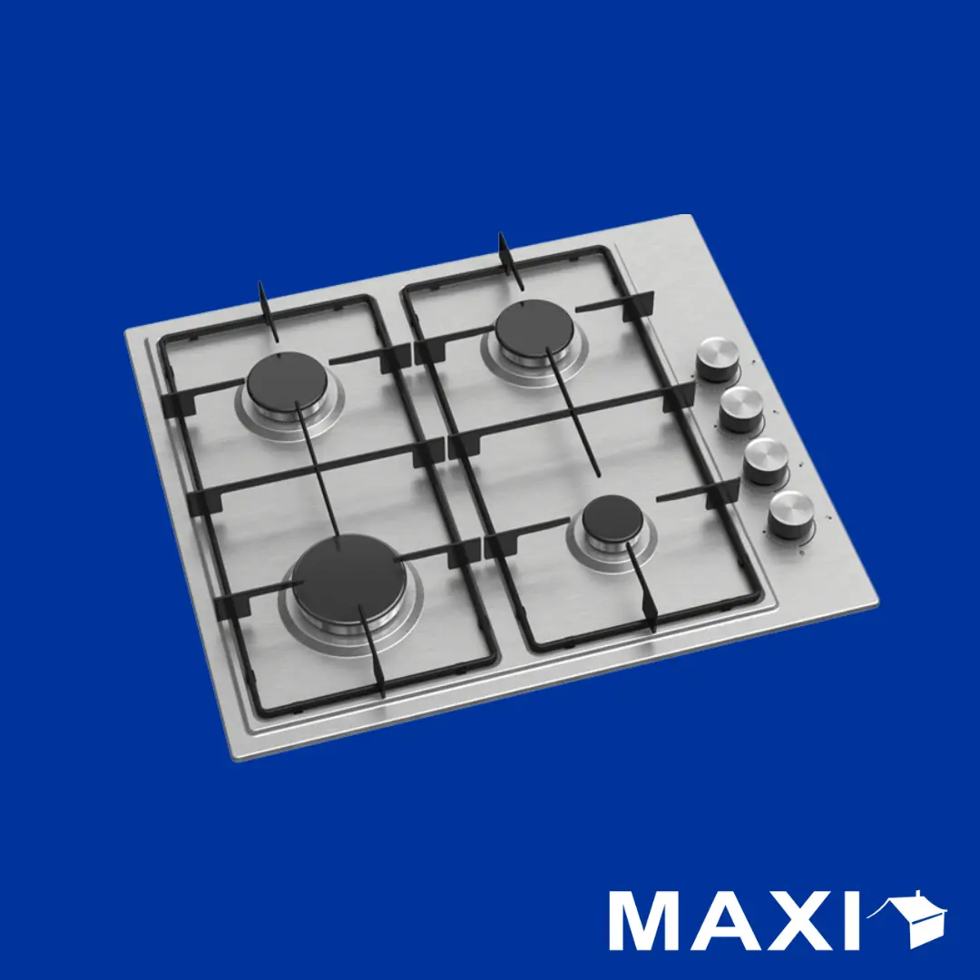Maxi Tabletop Gas Cooker 4 Burners (DS201) Stainless Steel Maxi Tabletop Gas Cooker 4 Burners (DS201) Stainless Steel