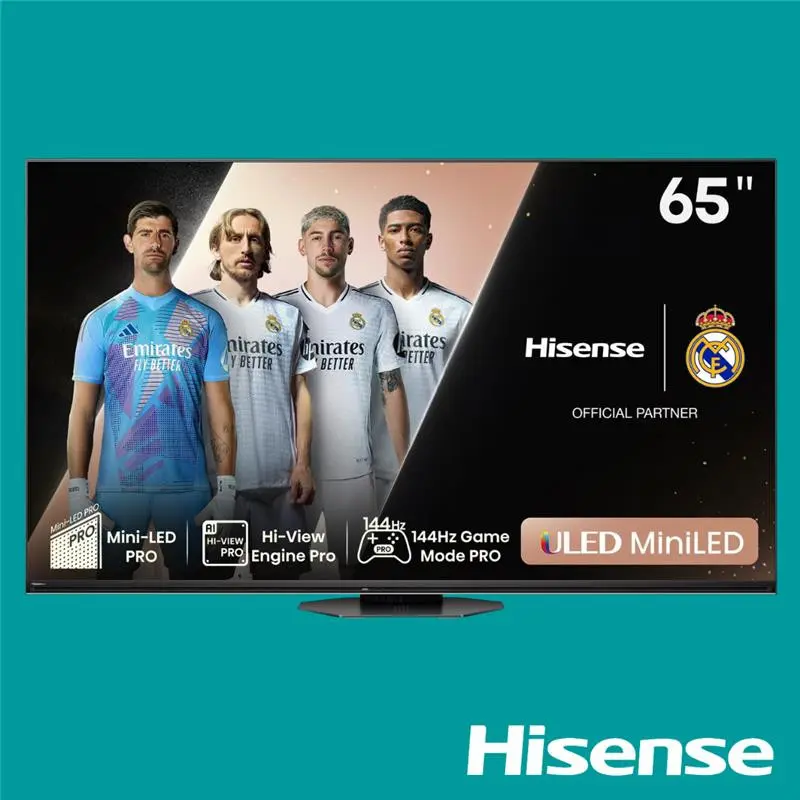 Hisense TV ULED 65 Inch U8N 4K Smart VIDAA