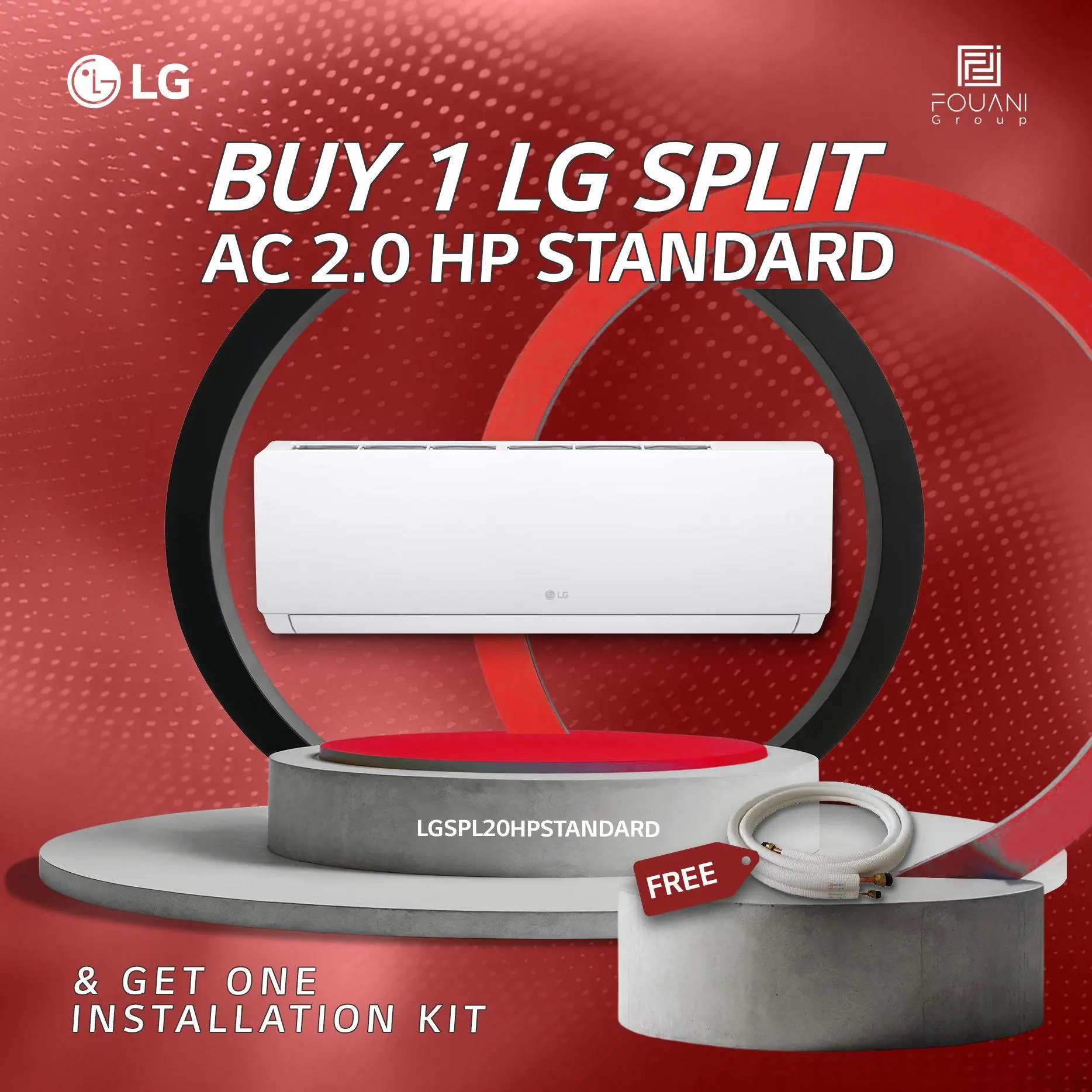 LG Split AC 2.0 HP Standard LG Split AC 2.0 HP Standard