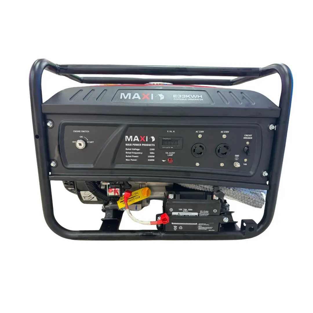 Maxi Generator 4.1kVa | 3.3kW | with Key & Wheels (E33KWH) Maxi Generator 4.1kVa | 3.3kW | with Key & Wheels (E33KWH)