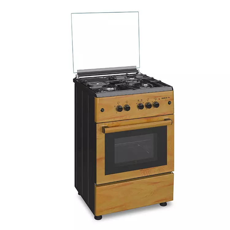 Maxi Gas Cooker 60x60 CM (3+1) Burners IGL Wood Maxi Gas Cooker 60x60 CM (3+1) Burners IGL Wood