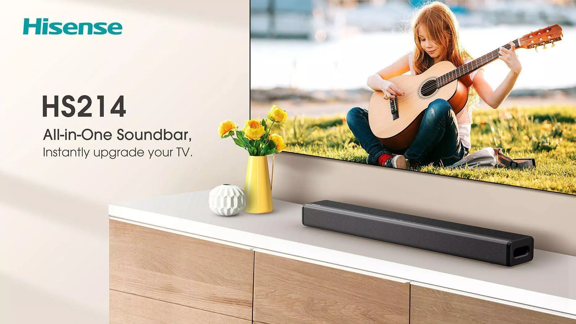 Hisense Soundbar 80W 2.1CH (HS214)