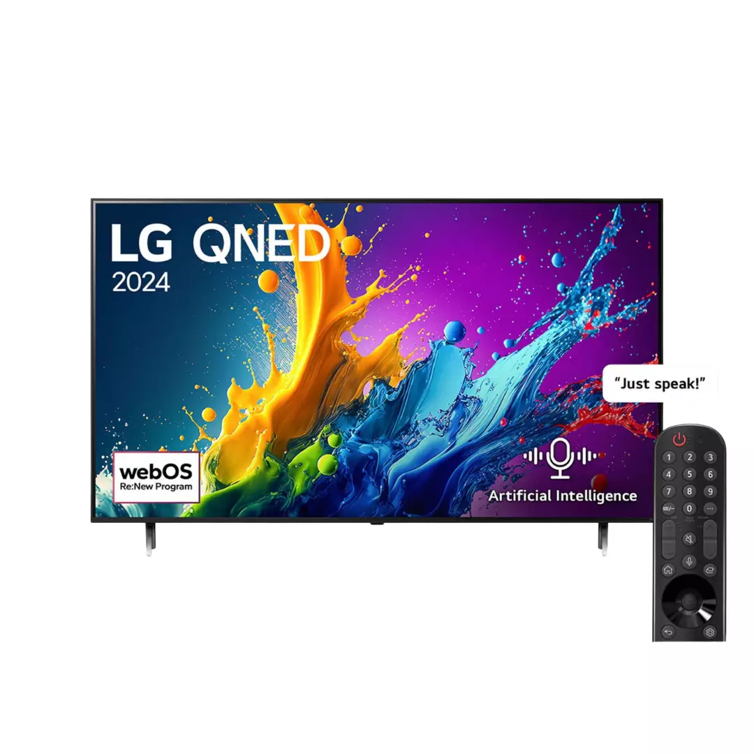 LG TV QNED 86 Inch QNED80T6B 4K Smart TV AI Magic Remote webOS24