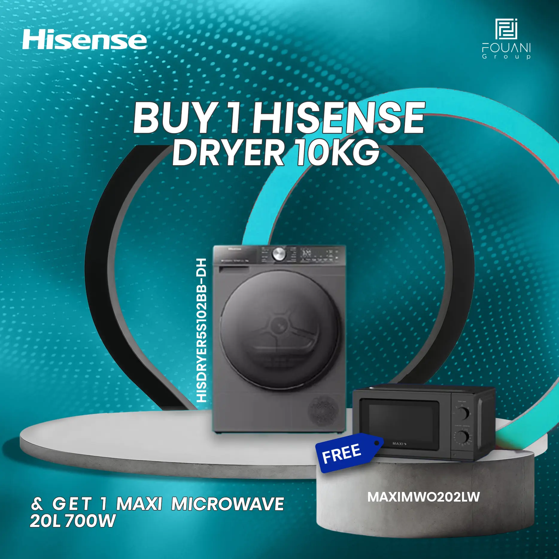 Hisense Dryer 10KG (DH5S102BB) Hisense Dryer 10KG (DH5S102BB)