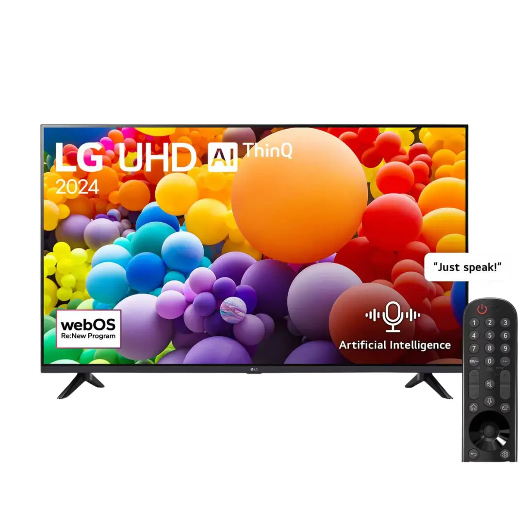 LG TV UHD 50 Inch UT73 4K Smart TV AI Magic remote HDR10 webOS24 LG TV UHD 50 Inch UT73 4K Smart TV AI Magic remote HDR10 webOS24