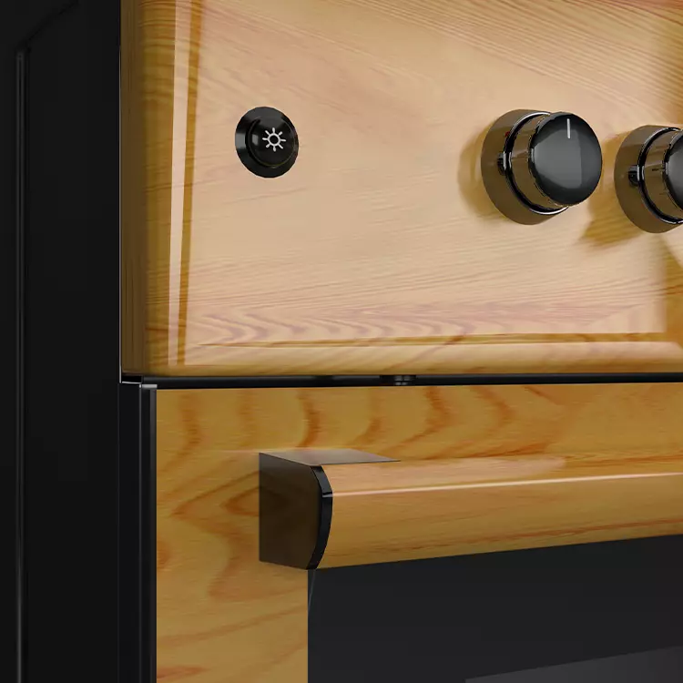 Maxi Gas Cooker 60x60 CM (3+1) Burners IGL Wood Maxi Gas Cooker 60x60 CM (3+1) Burners IGL Wood