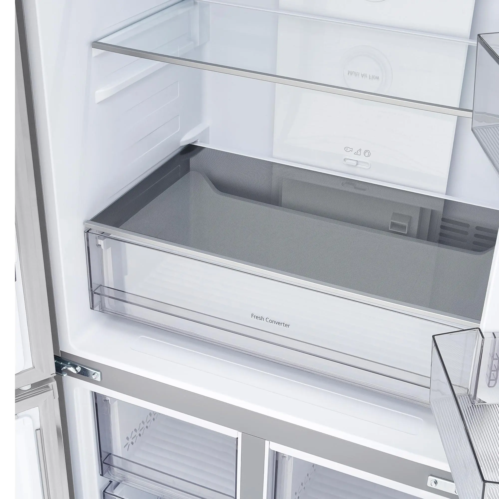LG Cross Door Refrigerator 400L (GCFB41FPLAM) Black Glass LG Cross Door Refrigerator 400L (GCFB41FPLAM) Black Glass