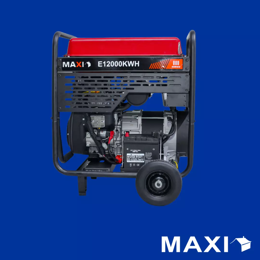 Maxi Generator 15kVa | 12kW | with Key & Wheels (E12000KWH)