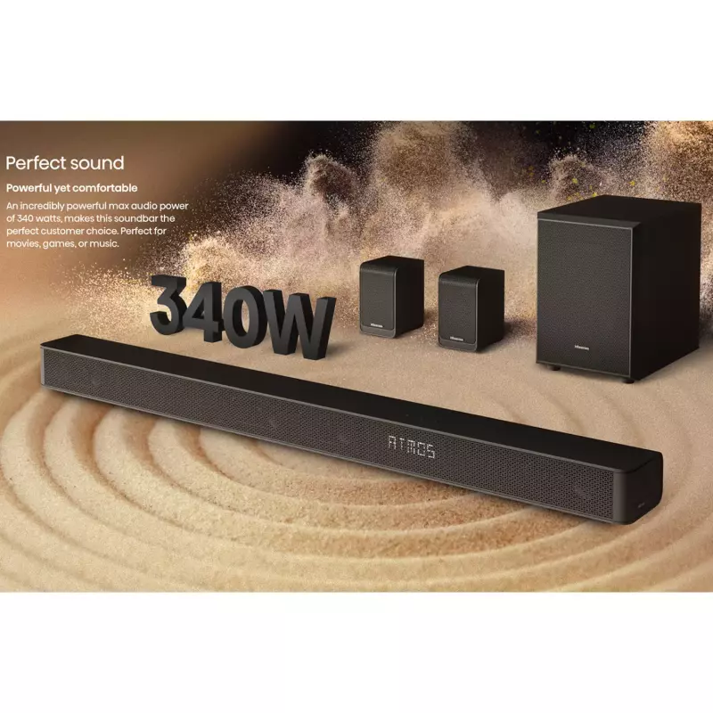 Hisense Soundbar with Subwoofer 280W 3.1CH (AX3100G)