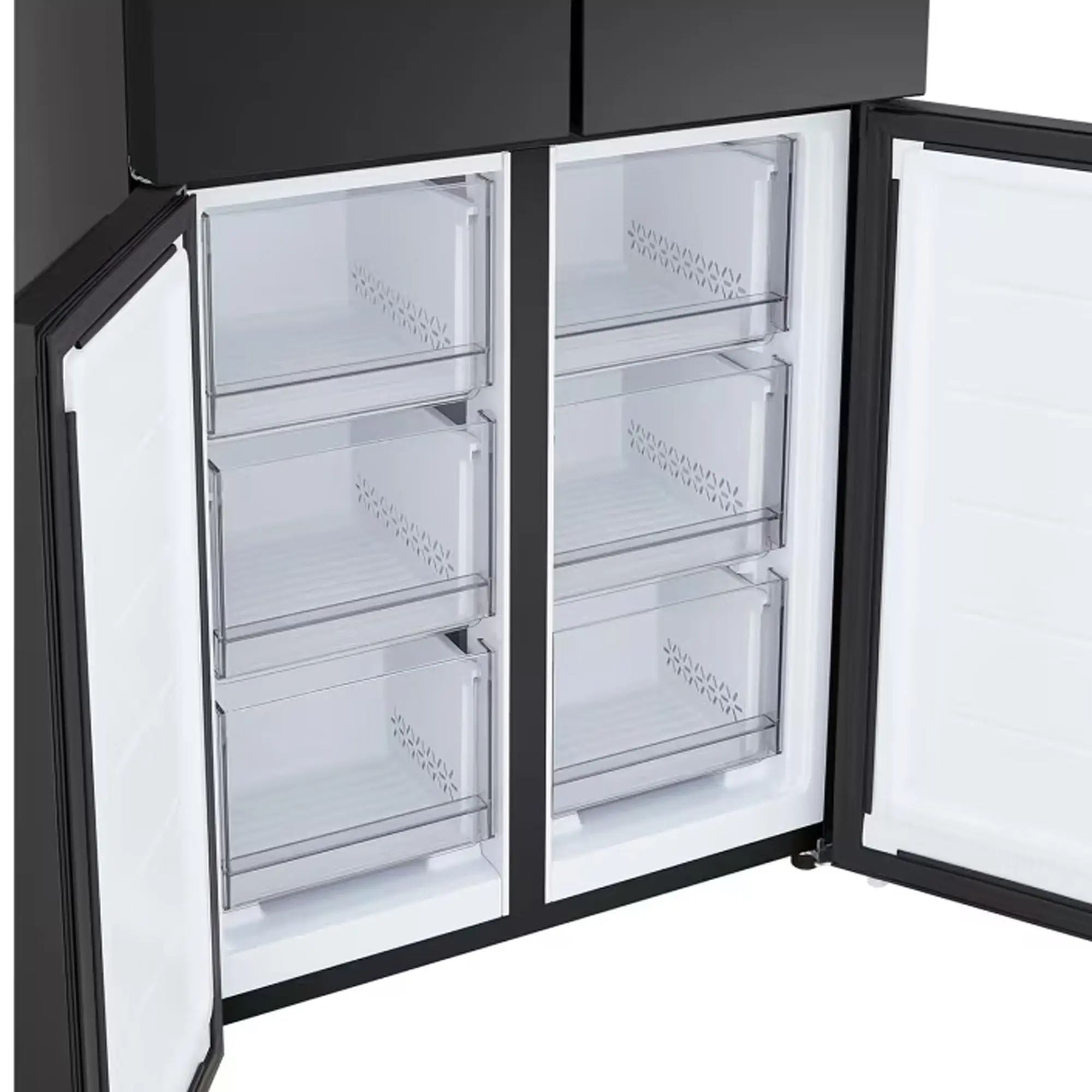 LG Cross Door Refrigerator 400L (GCFB41FPLAM) Black Glass