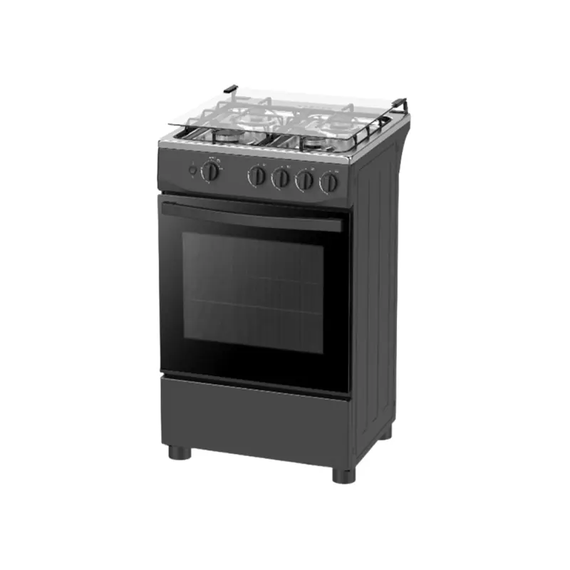 Maxi Gas Cooker 60x60 CM (4) Burners Stainless Steel & Black (60MG4G088)