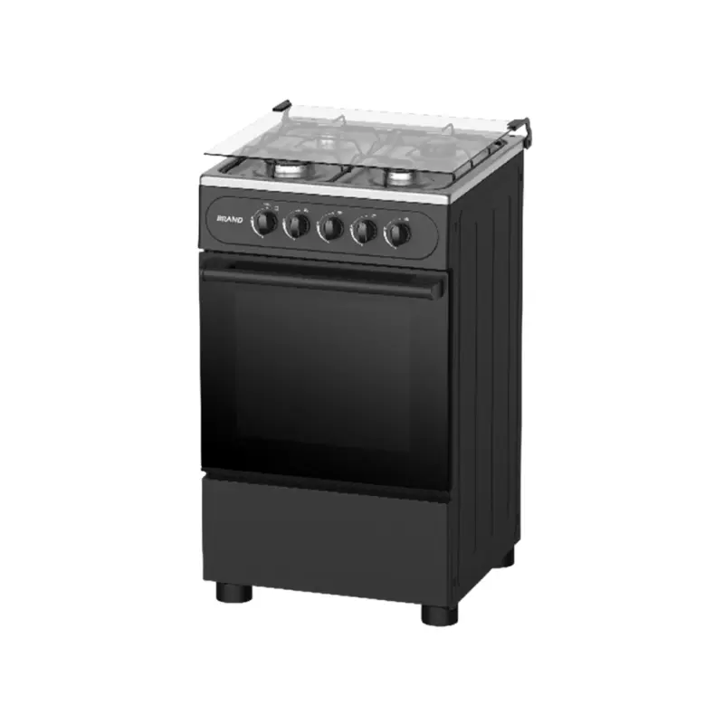 Maxi Gas Cooker 50x50 CM (4) Burners Stainless Steel & Black (50MG4G011)