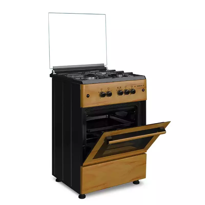 Maxi Gas Cooker 60x60 CM (3+1) Burners IGL Wood