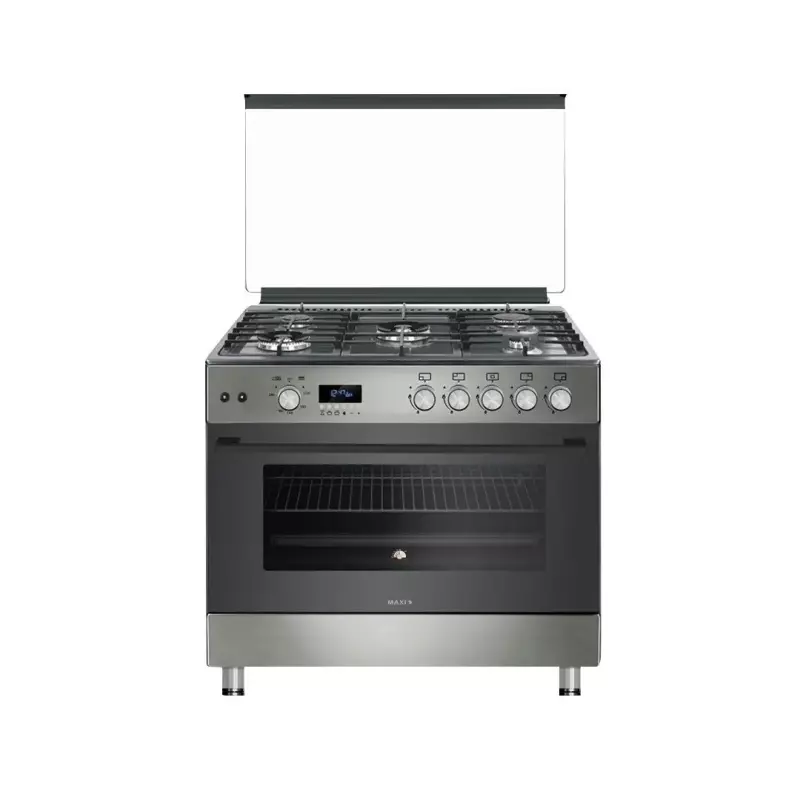 Maxi Gas Cooker 60x90 CM (5) Burners Shine Line Grey (FK962DGD)