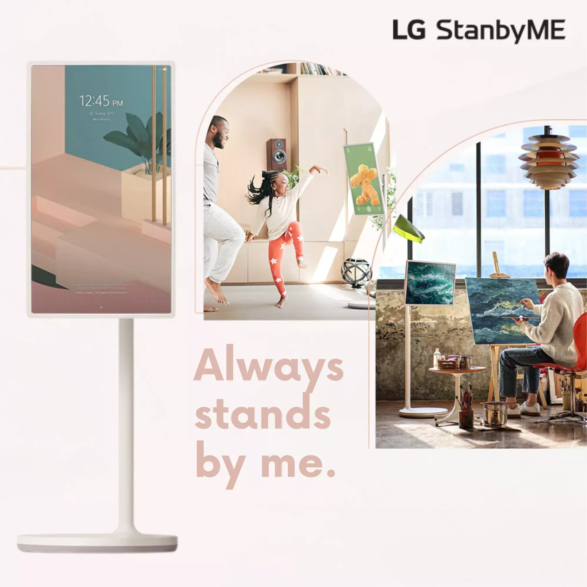 LG TV StanbyME 27 Inch Lifestyle Display Touch Screen (27ART10AK)