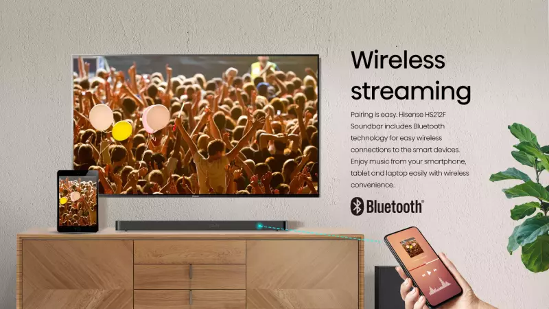 Hisense Soundbar with Subwoofer 120W 2.1CH (HS212)