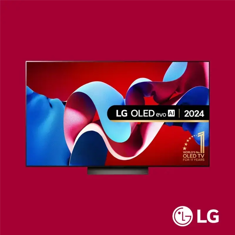 LG TV 77 Inch OLED C4 4K Smart with AI Magic remote