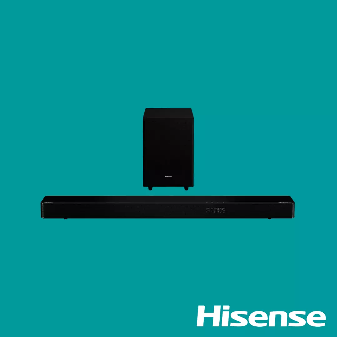 Hisense Soundbar with Subwoofer 420W 3.1.2CH (AX3120G) Hisense Soundbar with Subwoofer 420W 3.1.2CH (AX3120G)