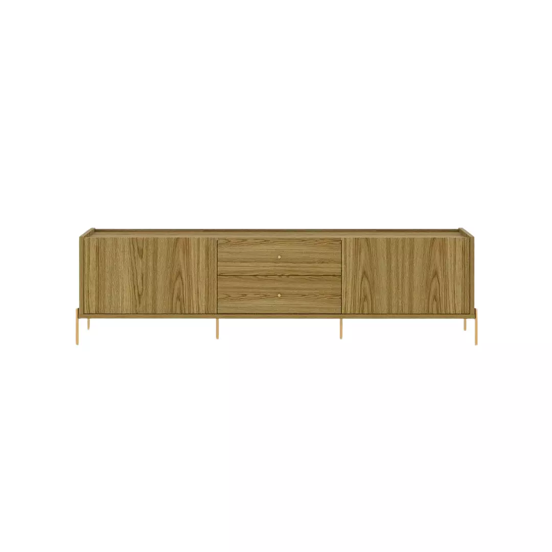 Provincia Jasper TV Stand 1.8m (Wood/Gold Color) Provincia Jasper TV Stand 1.8m (Wood/Gold Color)