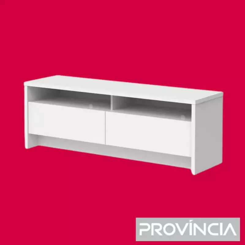 Provincia Aspen TV Stand 1.35m Branco Fosco (White Matte)