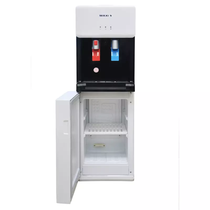Maxi Water Dispenser with Bottom Fridge (1675S-B) 2-Faucets