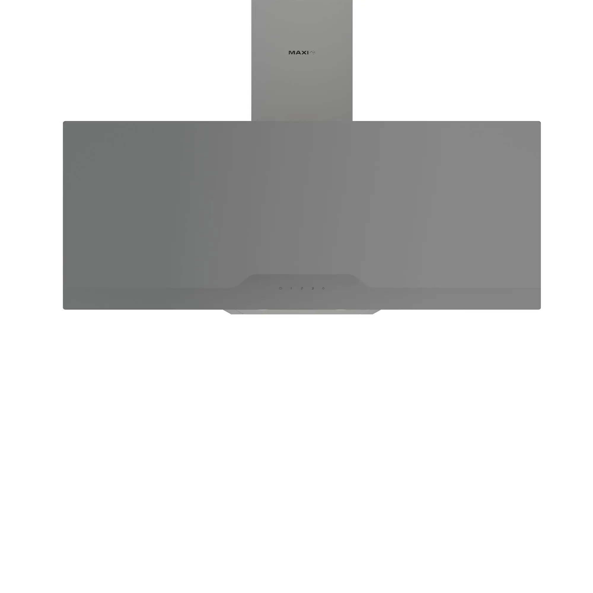 Maxi Hood 90cm Angled Curved (0029GR) Grey Glass Maxi Hood 90cm Angled Curved (0029GR) Grey Glass