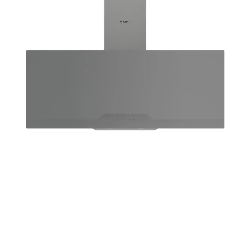 Maxi Hood 90cm Angled Curved (0029GR) Grey Glass