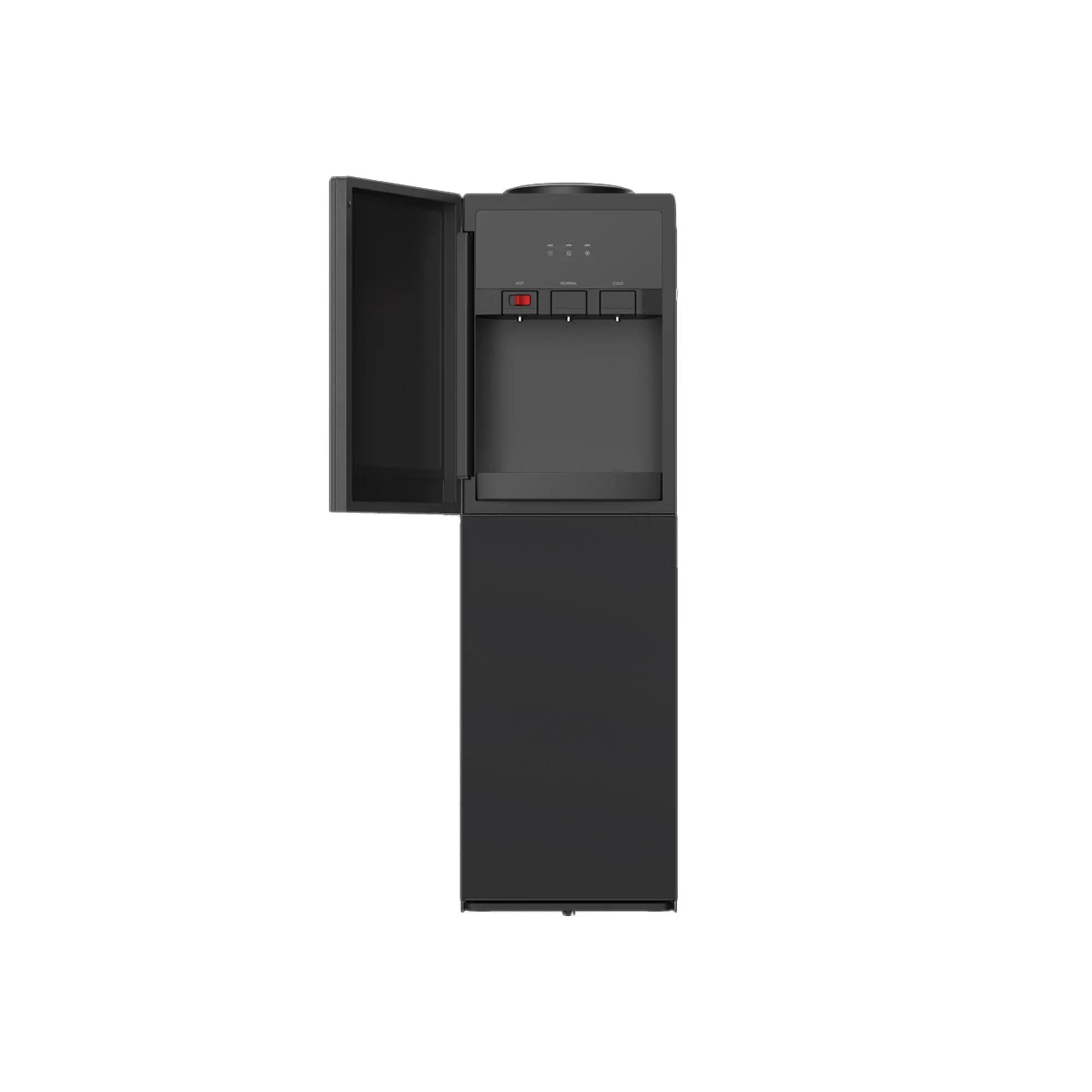Maxi Water Dispenser (2566S-B) 3-Faucets Black & Grey