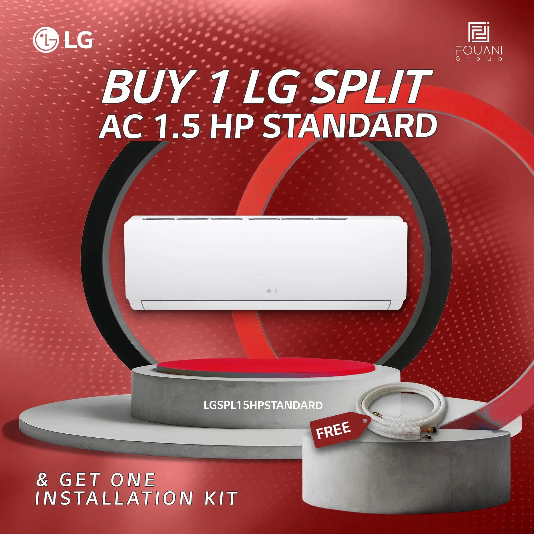 LG Split AC 1.5 HP Standard