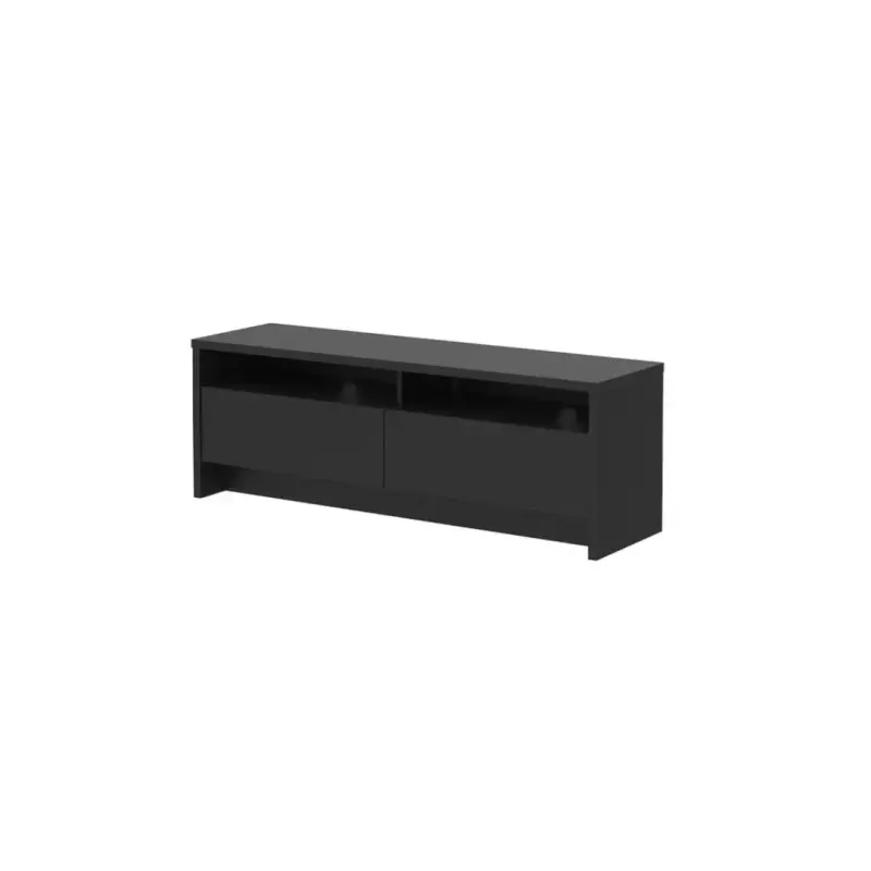 Provincia Aspen TV Stand 1.35m Preto Fosco (Black Matte)