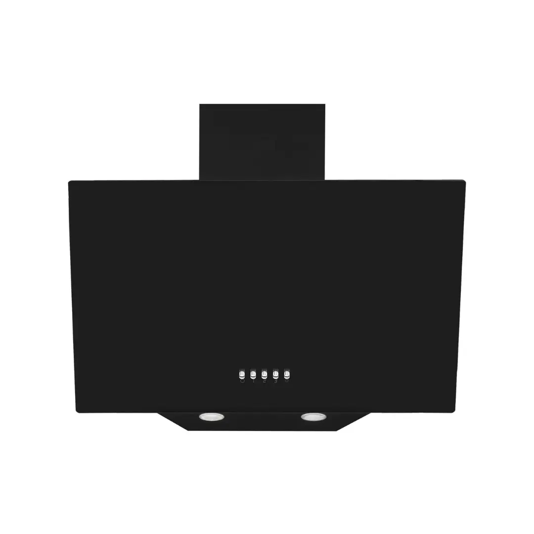 Maxi Hood 60cm Angled Curved (D001BL) Black Glass Maxi Hood 60cm Angled Curved (D001BL) Black Glass