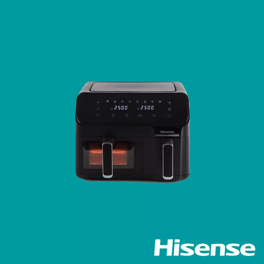 Hisense Air Fryer 8.8L 2700W Dual Basket (H09AFBK2S5) Hisense Air Fryer 8.8L 2700W Dual Basket (H09AFBK2S5)