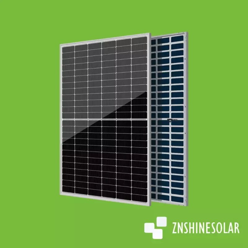 ZN 590W Bifacial  N-Type Solar Panel