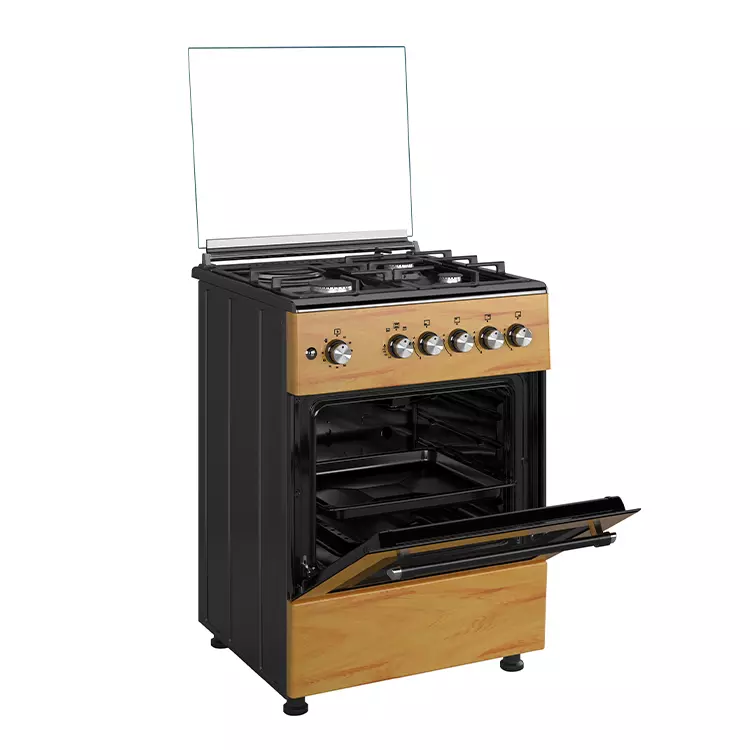 Maxi Gas Cooker 60x60 CM (3+1) Burners IGL Wood (TR) Maxi Gas Cooker 60x60 CM (3+1) Burners IGL Wood (TR)