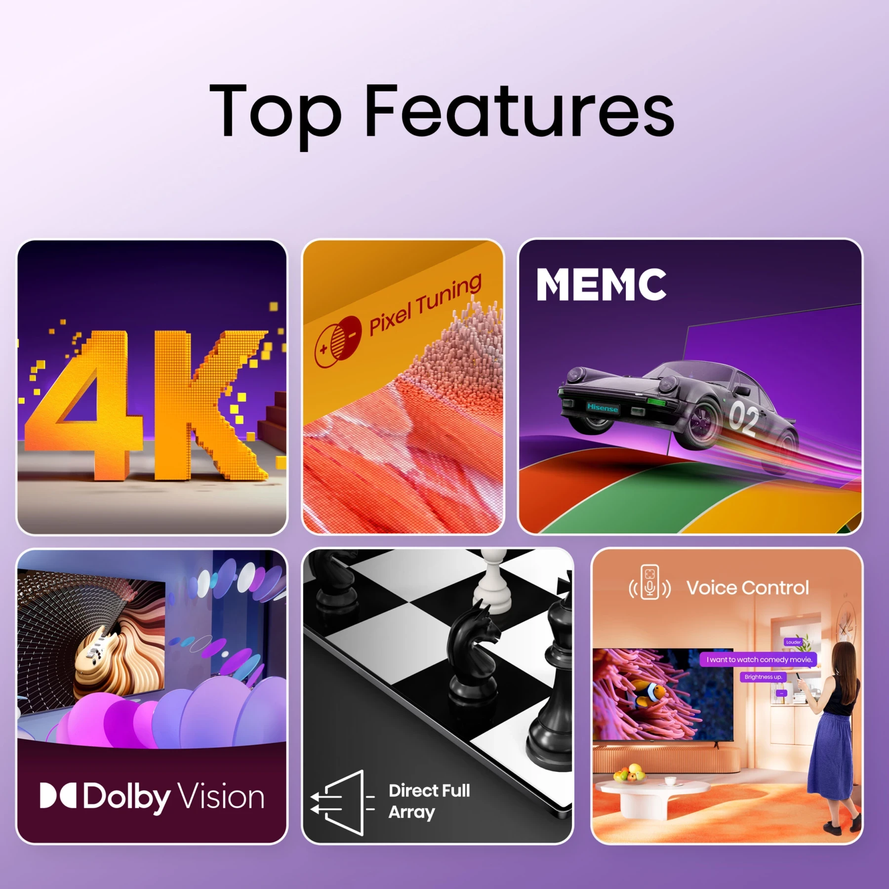 Hisense TV UHD 70 Inch A6K 4K Smart Hisense TV UHD 70 Inch A6K 4K Smart