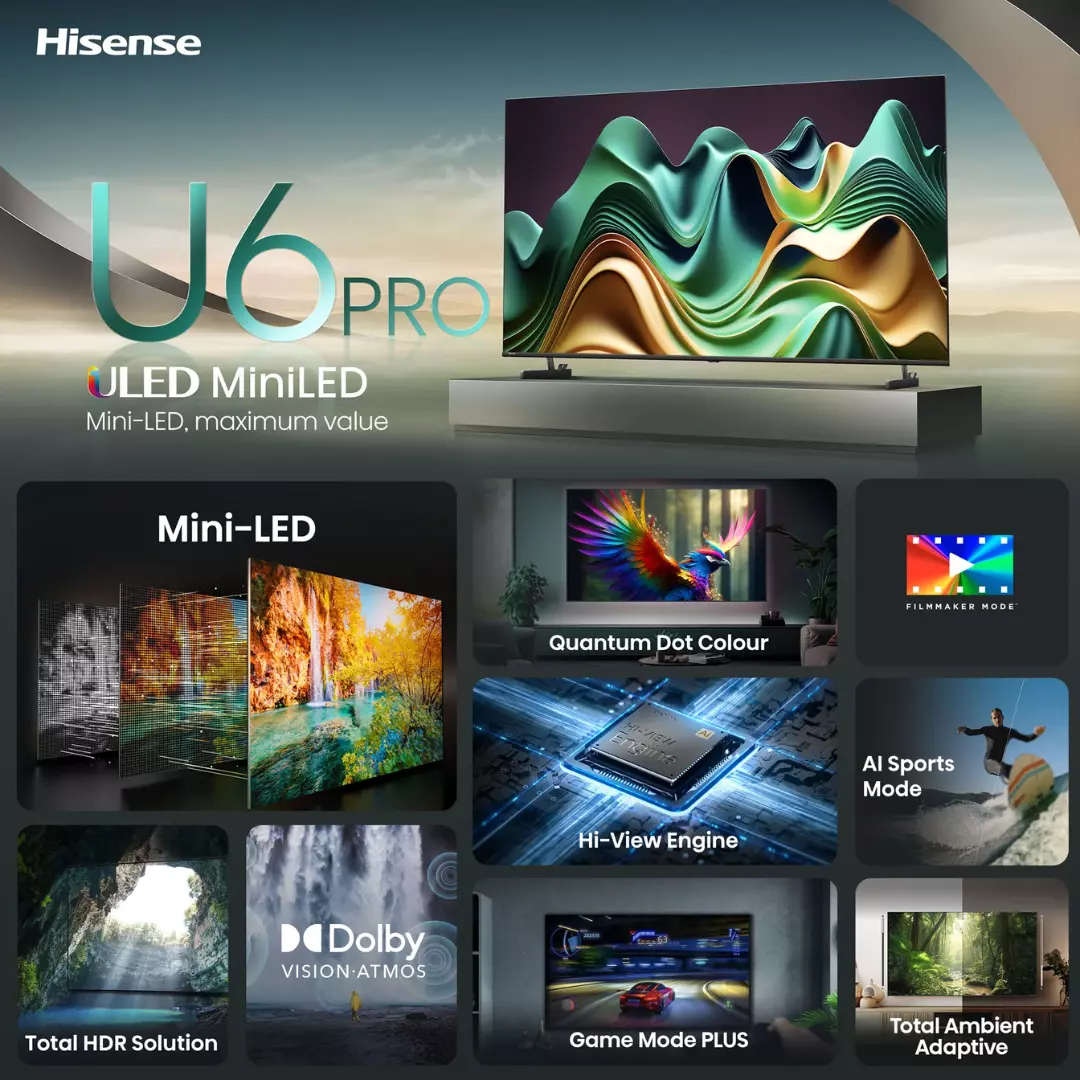 Hisense TV ULED 75 Inch U6N 4K Smart Hisense TV ULED 75 Inch U6N 4K Smart