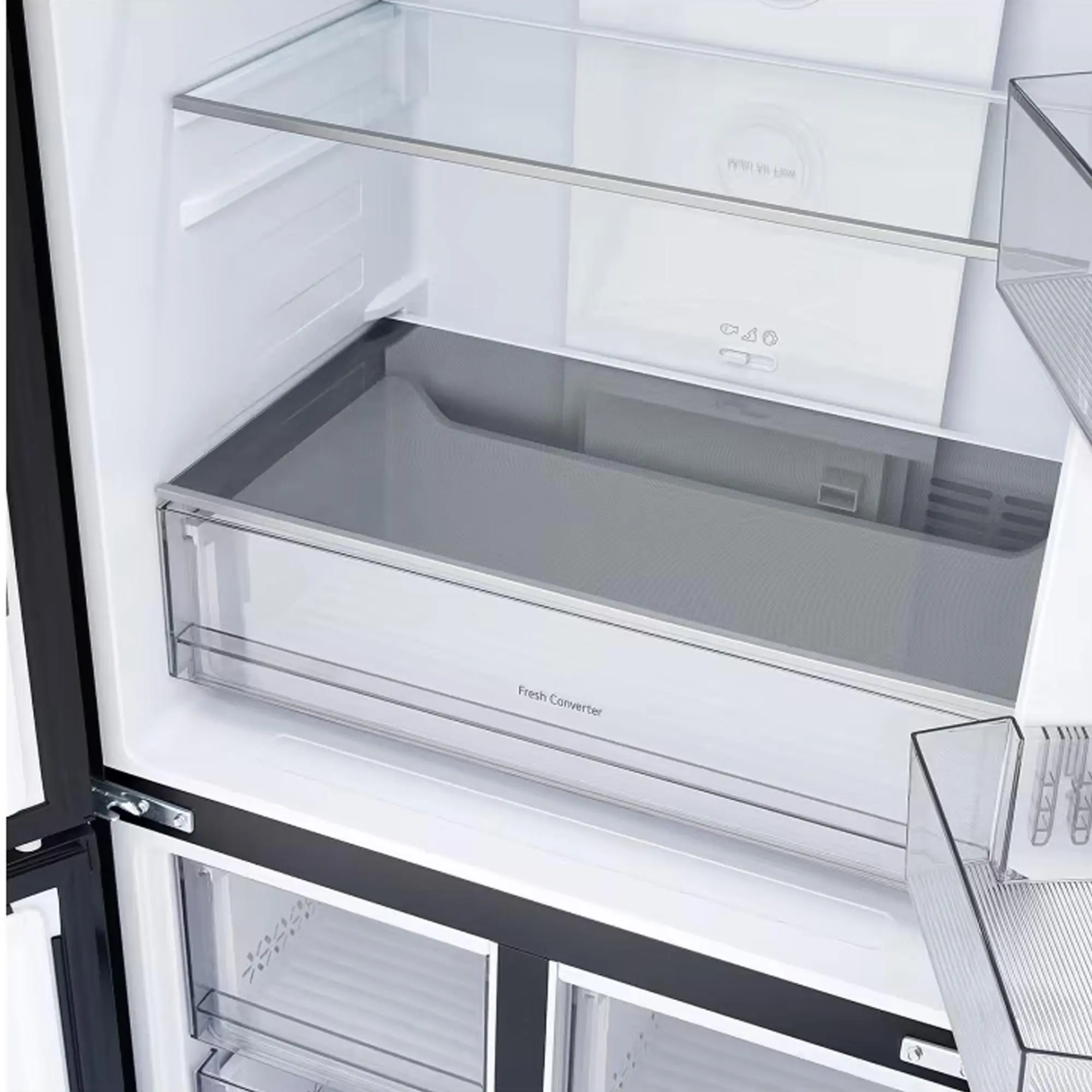 LG Cross Door Refrigerator 400L (GCFB41FPLAM) Black Glass